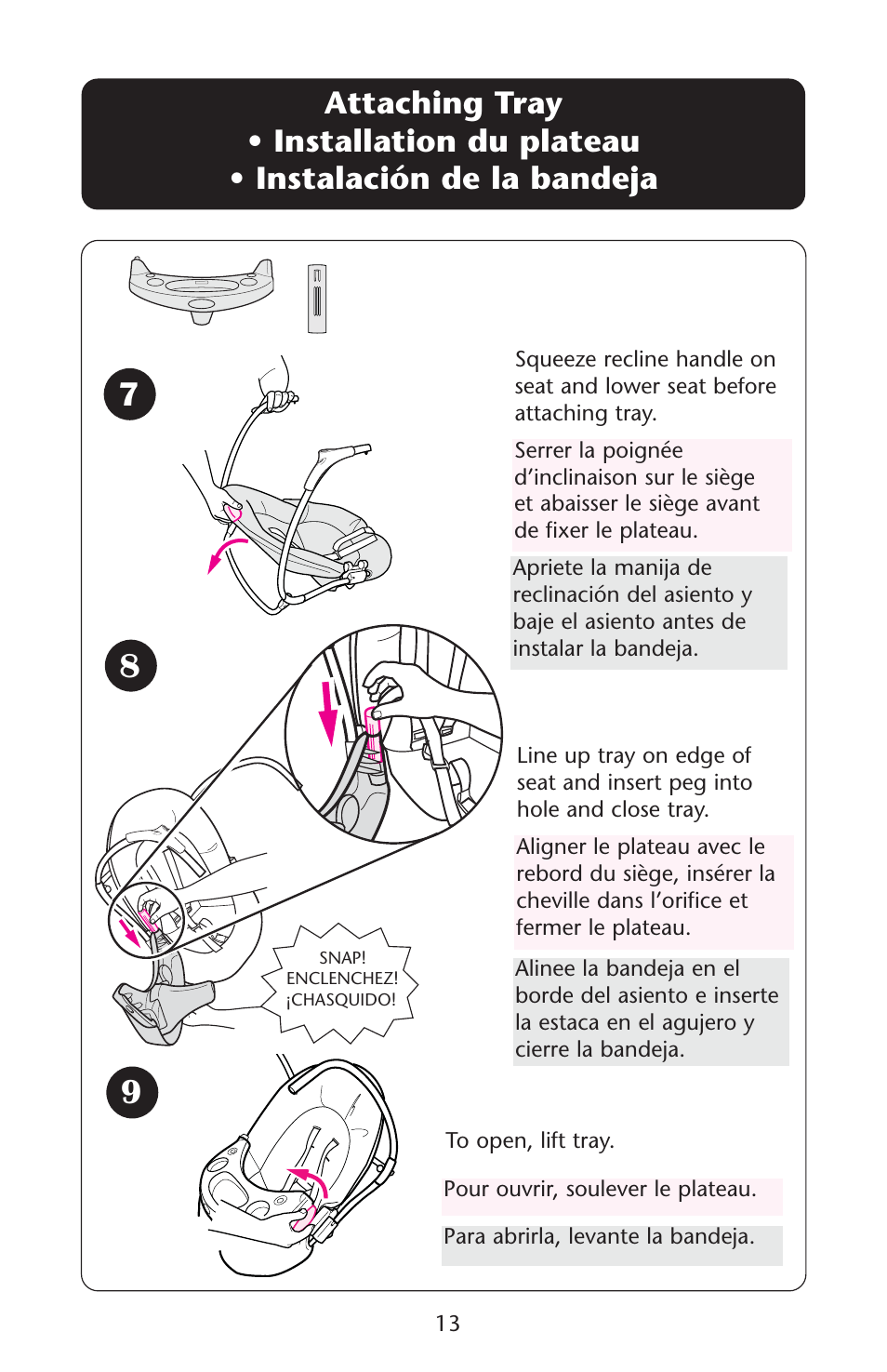Graco PD107647A User Manual | Page 13 / 52