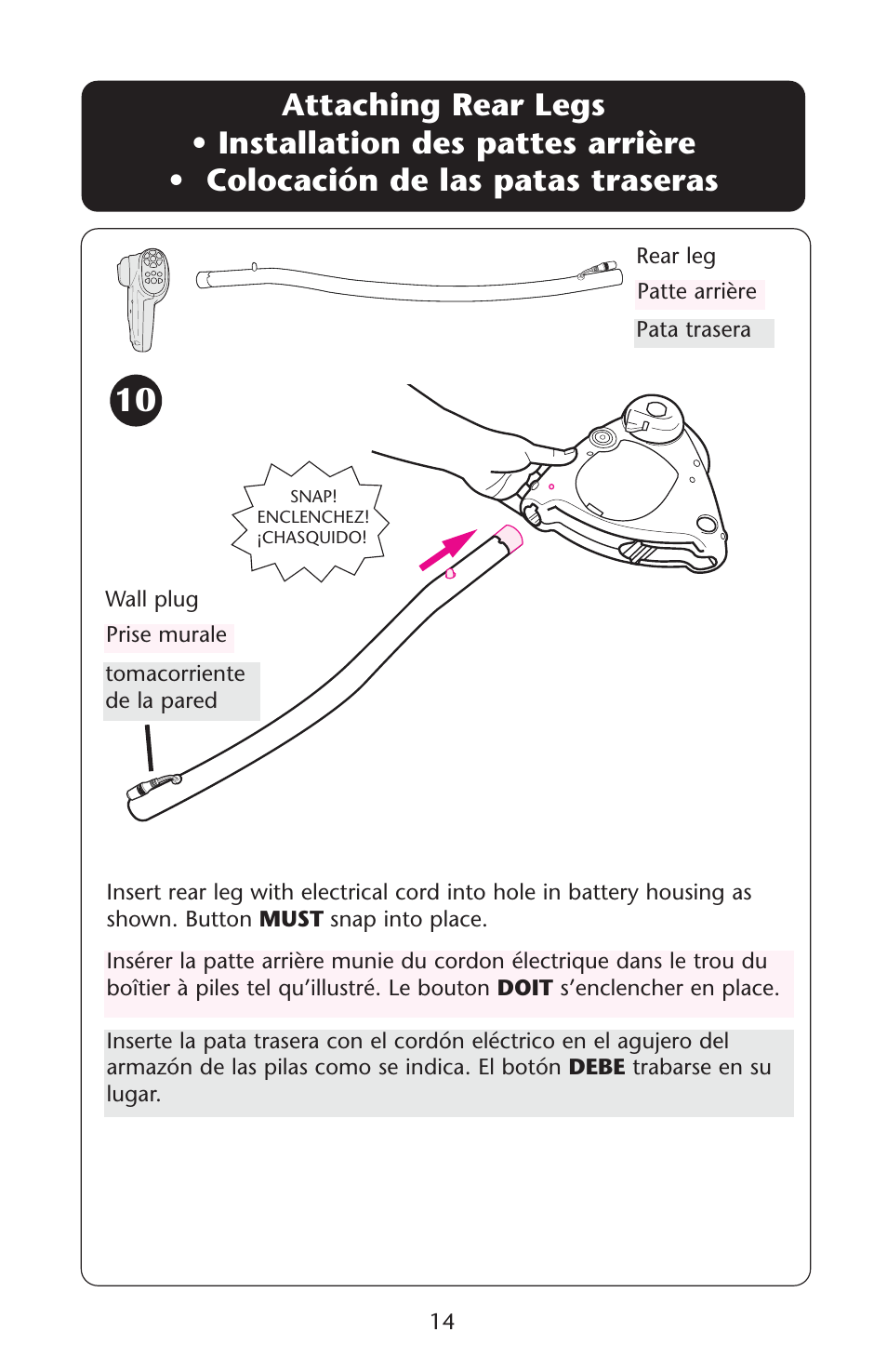 Graco PD107647A User Manual | Page 14 / 52