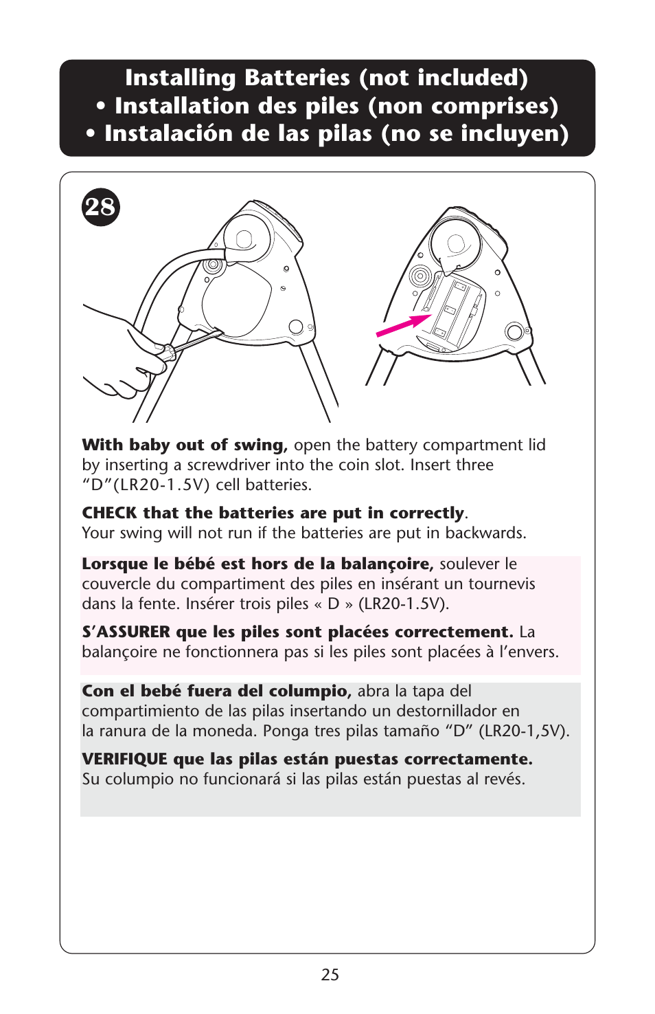 Graco PD107647A User Manual | Page 25 / 52