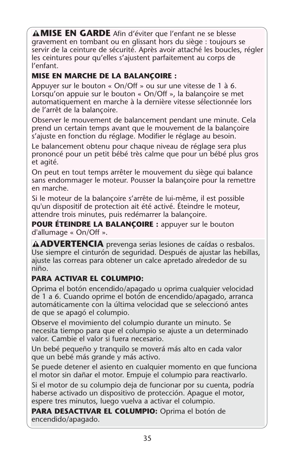 Graco PD107647A User Manual | Page 35 / 52
