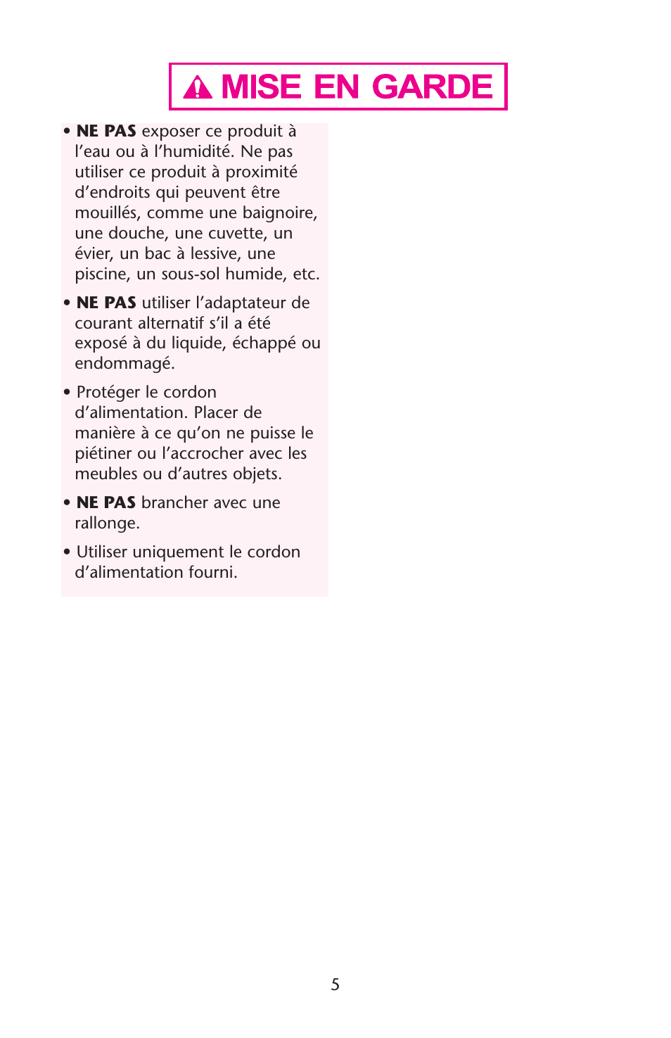 Graco PD107647A User Manual | Page 5 / 52