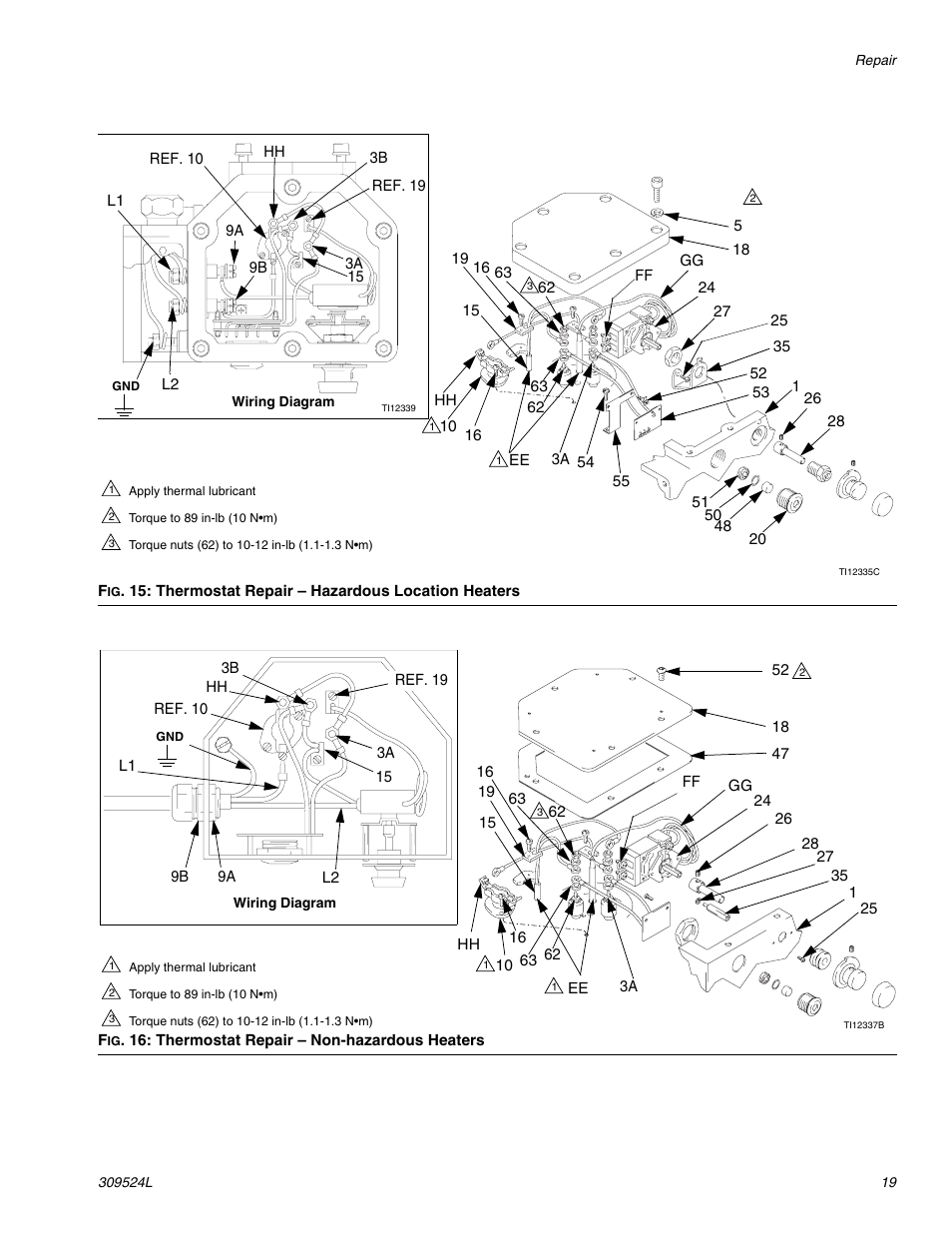 15 or 16 f | Graco VISCON HP 309524L User Manual | Page 19 / 30