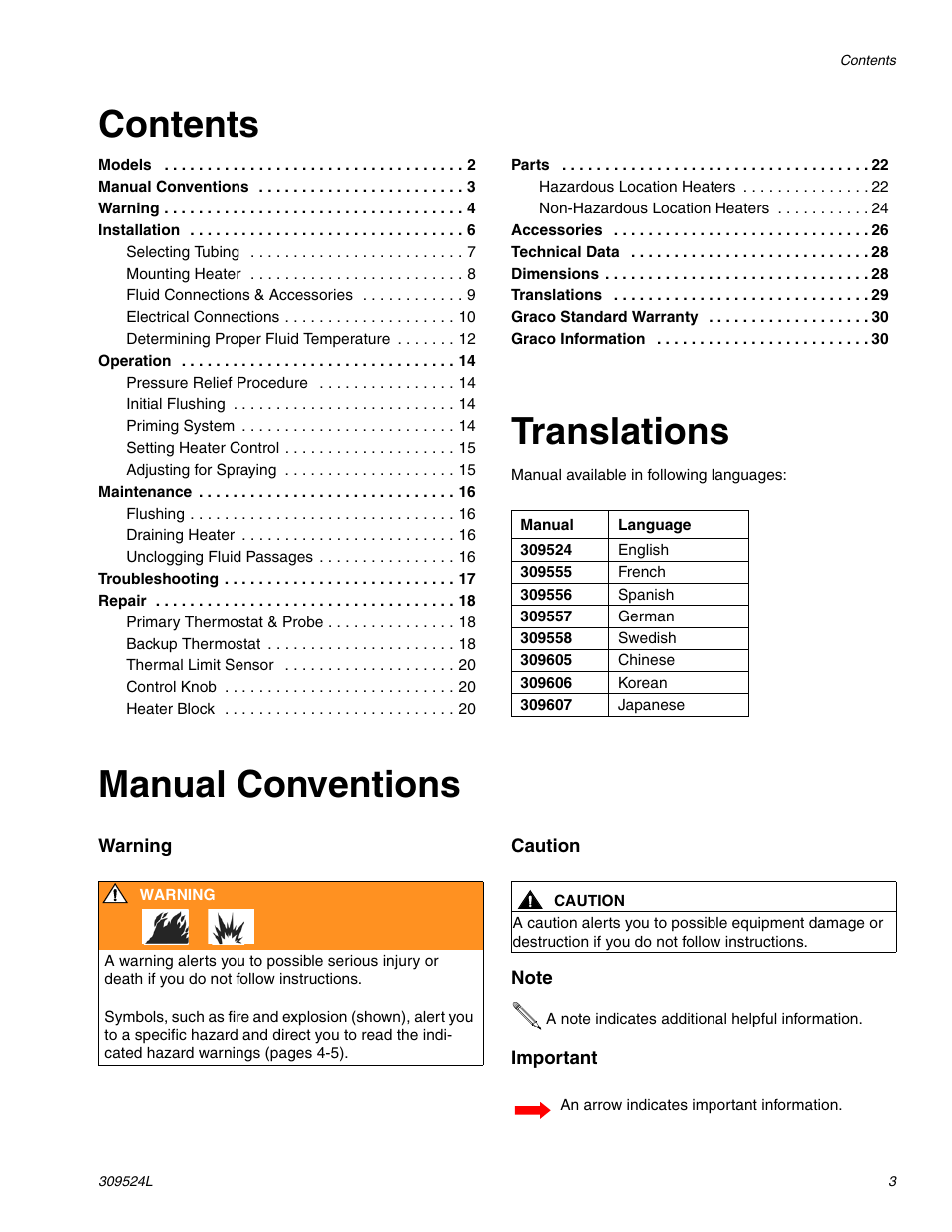 Graco VISCON HP 309524L User Manual | Page 3 / 30