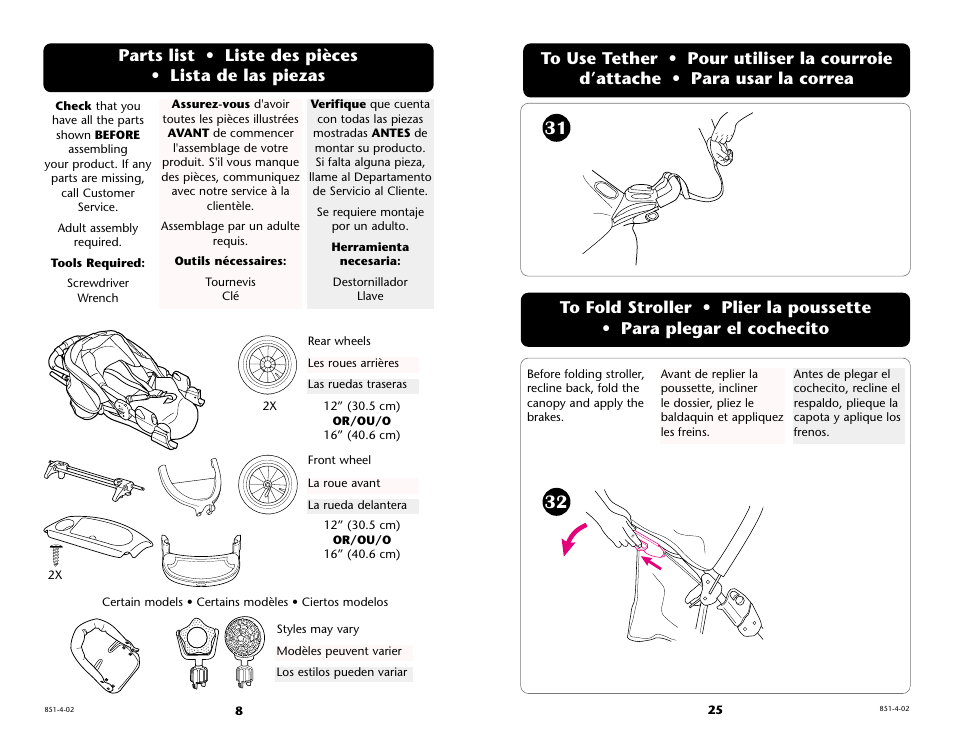 Graco 6211 User Manual | Page 25 / 120