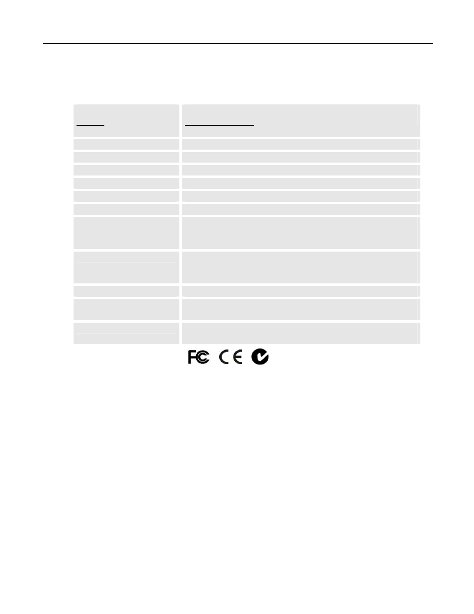 Hardware specification | Grandstream Networks Grandstream HandyTone HandyTone-488 User Manual | Page 8 / 32