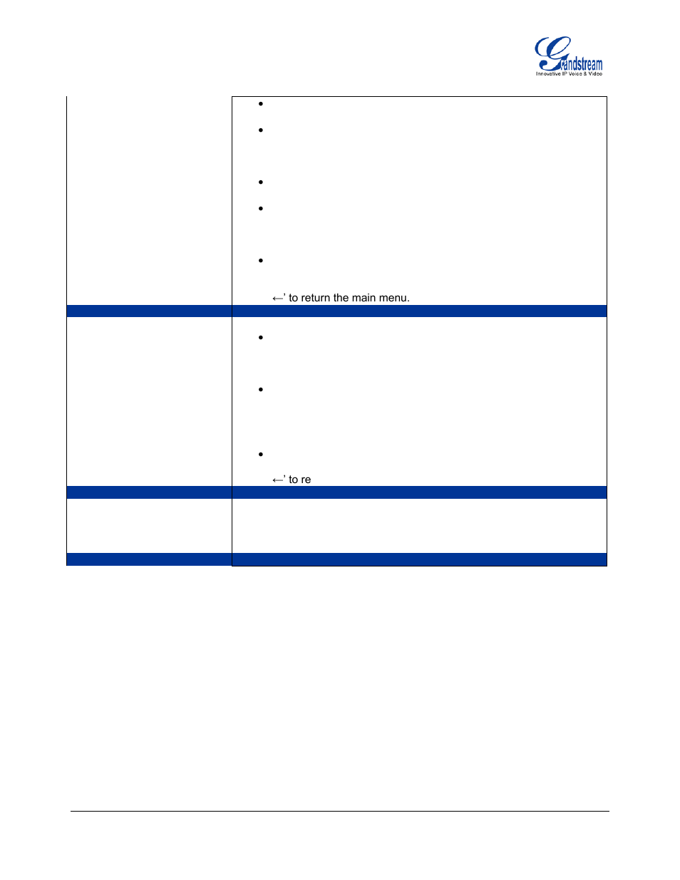 Grandstream Networks ENTERPRISE GXP2020 User Manual | Page 25 / 44