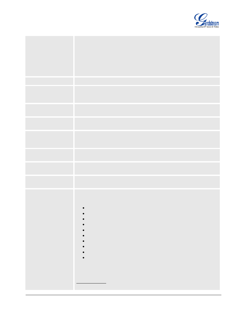Grandstream Networks ENTERPRISE GXP2020 User Manual | Page 34 / 44