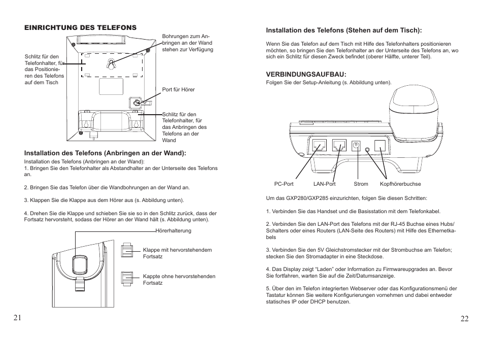 Grandstream Networks GXP285 User Manual | Page 12 / 19