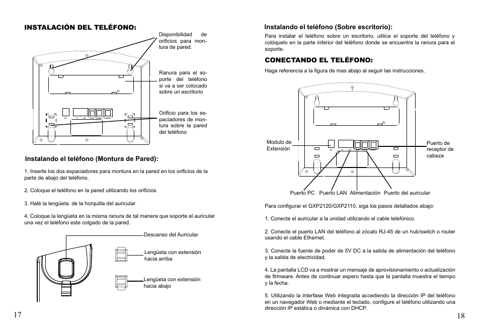 Grandstream Networks GXP2110 User Manual | Page 11 / 27