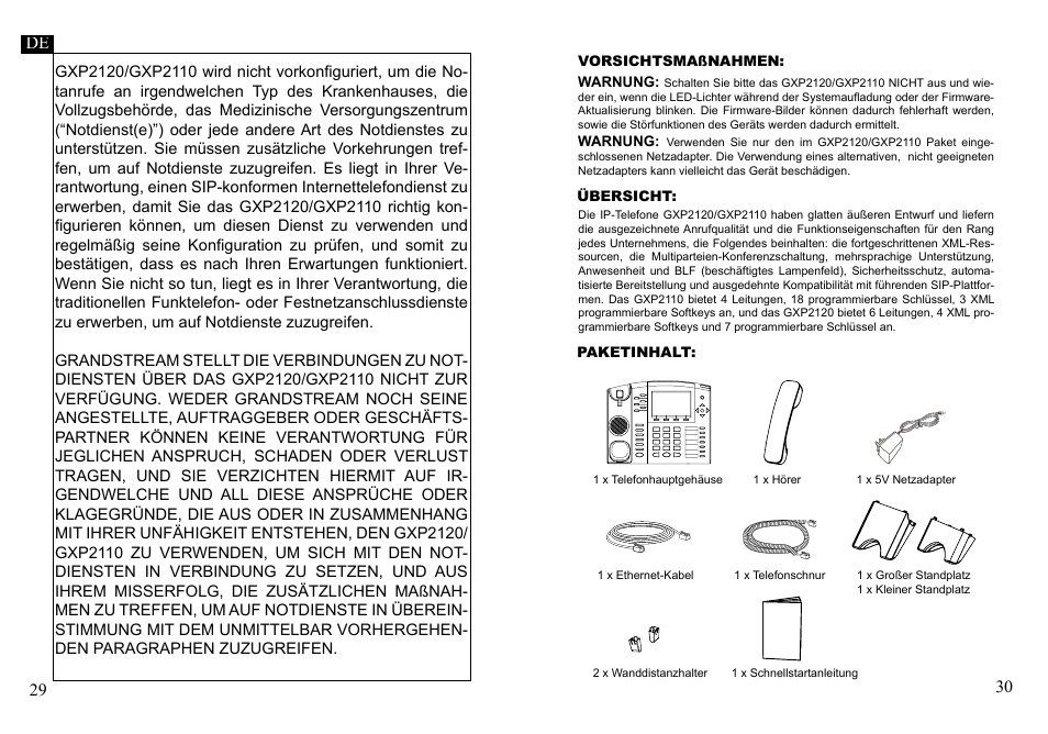 Bookmark 1 | Grandstream Networks GXP2110 User Manual | Page 17 / 27