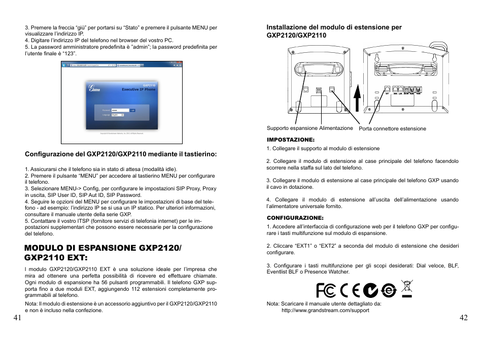 Grandstream Networks GXP2110 User Manual | Page 23 / 27