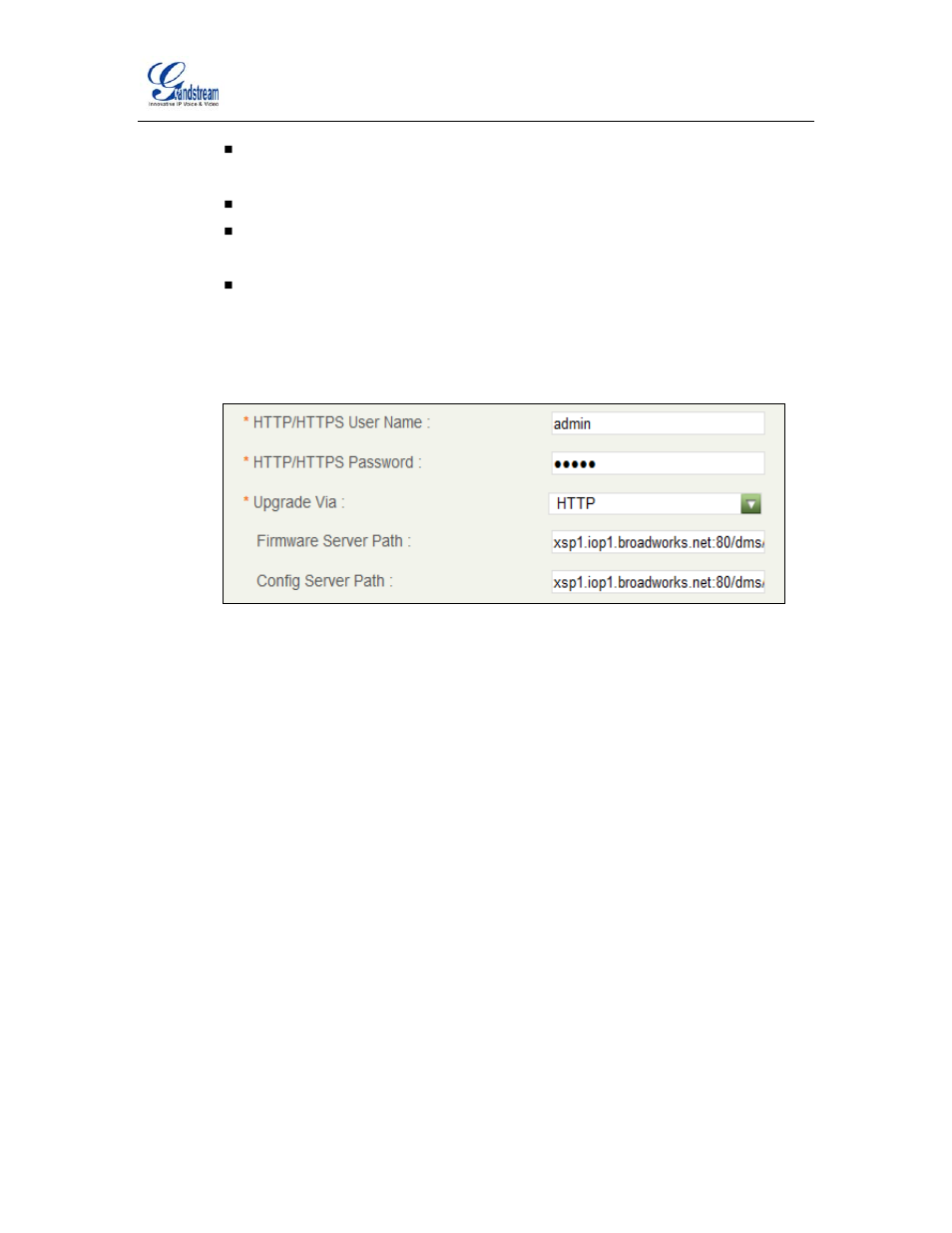 Figure 10 gxv31xx upgrade settings | Grandstream Networks GXP14XX User Manual | Page 36 / 45