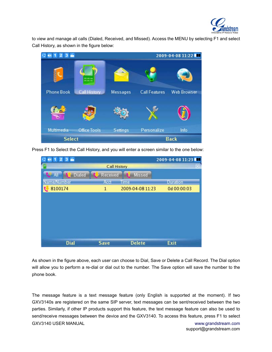 Grandstream Networks GXV3140 User Manual | Page 44 / 81