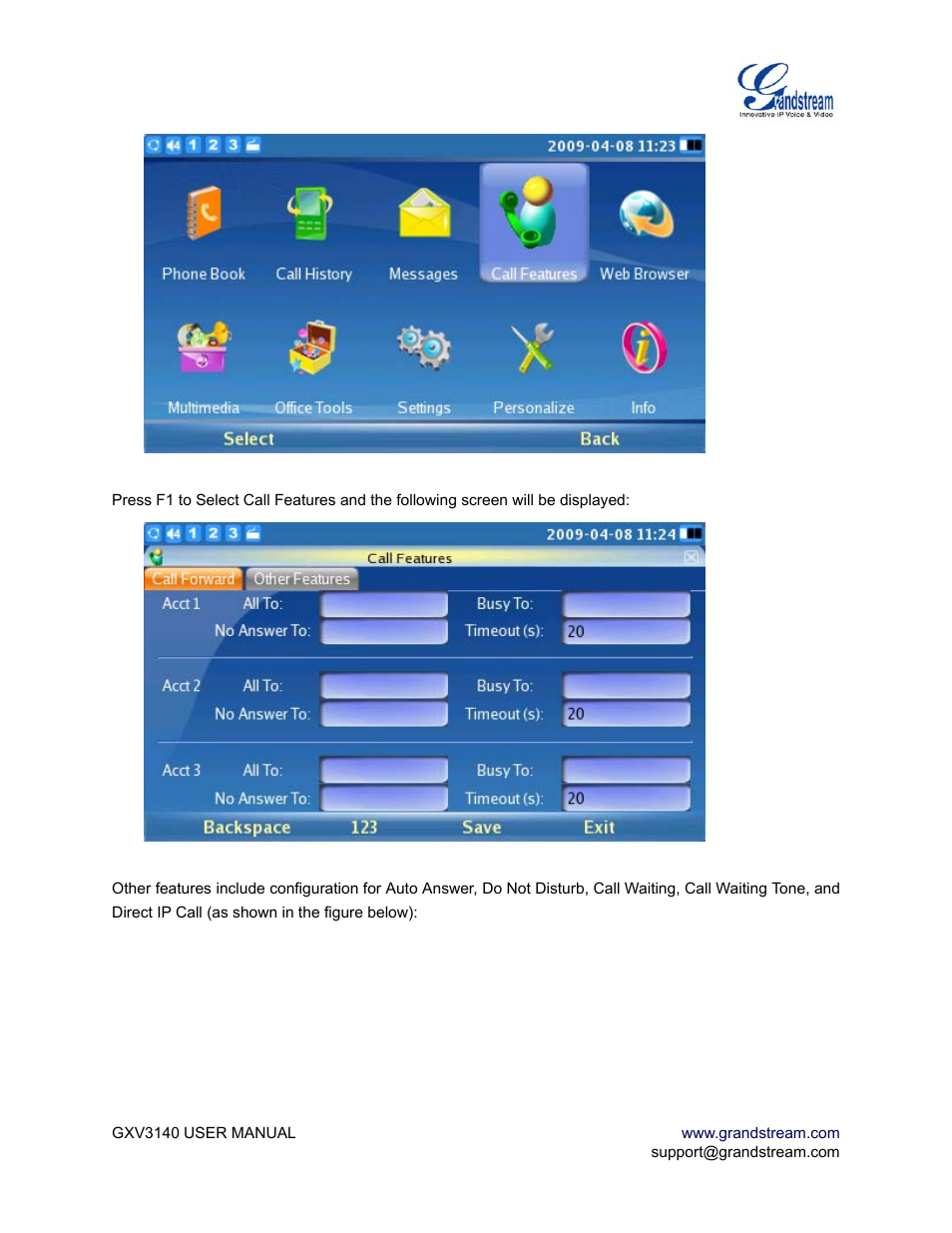 Grandstream Networks GXV3140 User Manual | Page 47 / 81