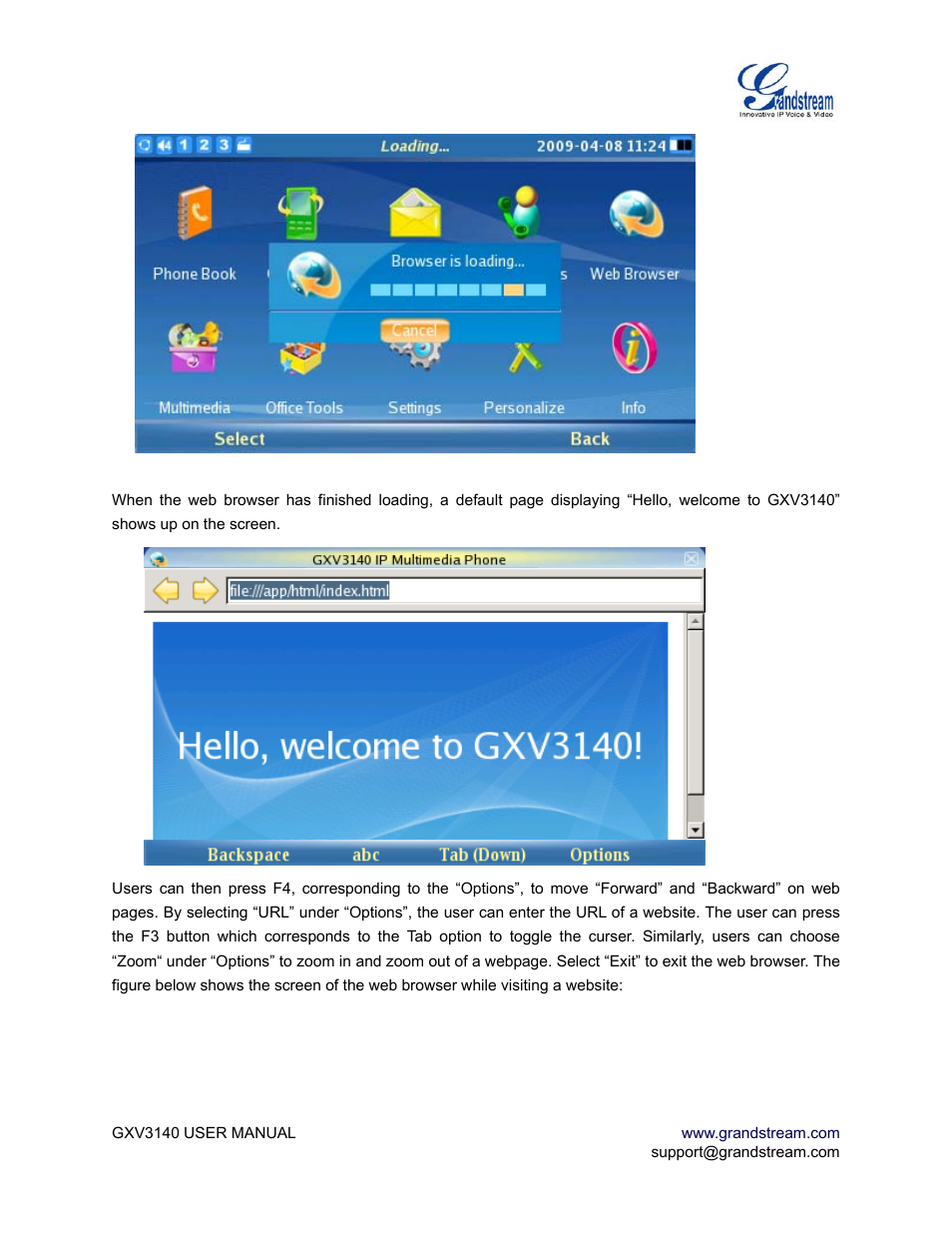 Grandstream Networks GXV3140 User Manual | Page 49 / 81