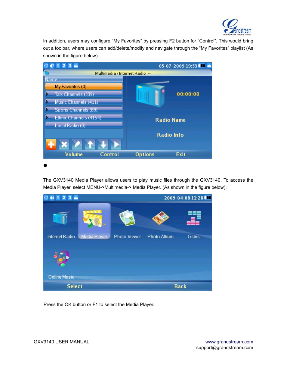 Grandstream Networks GXV3140 User Manual | Page 52 / 81