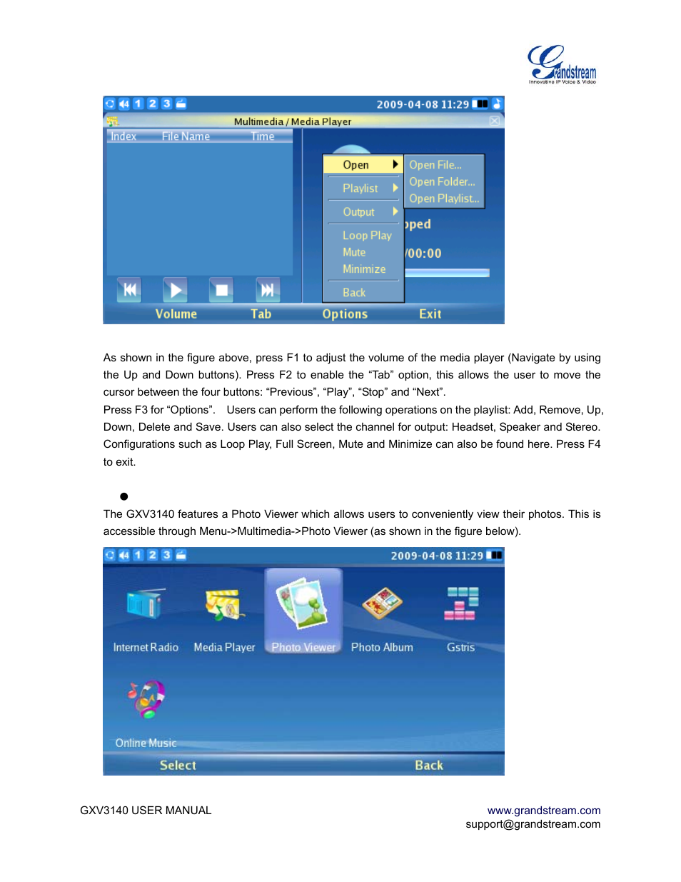 Grandstream Networks GXV3140 User Manual | Page 53 / 81