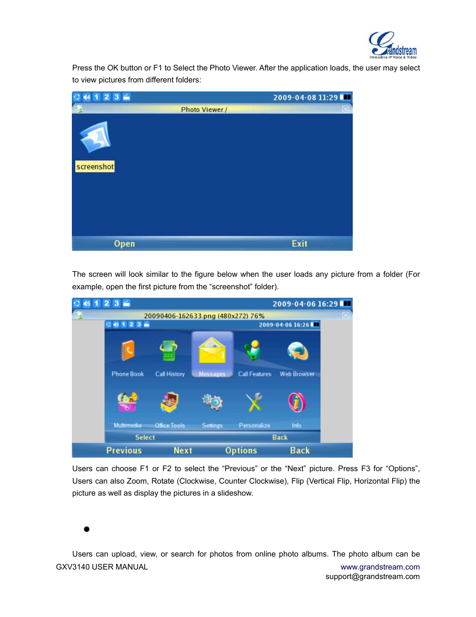 Grandstream Networks GXV3140 User Manual | Page 54 / 81