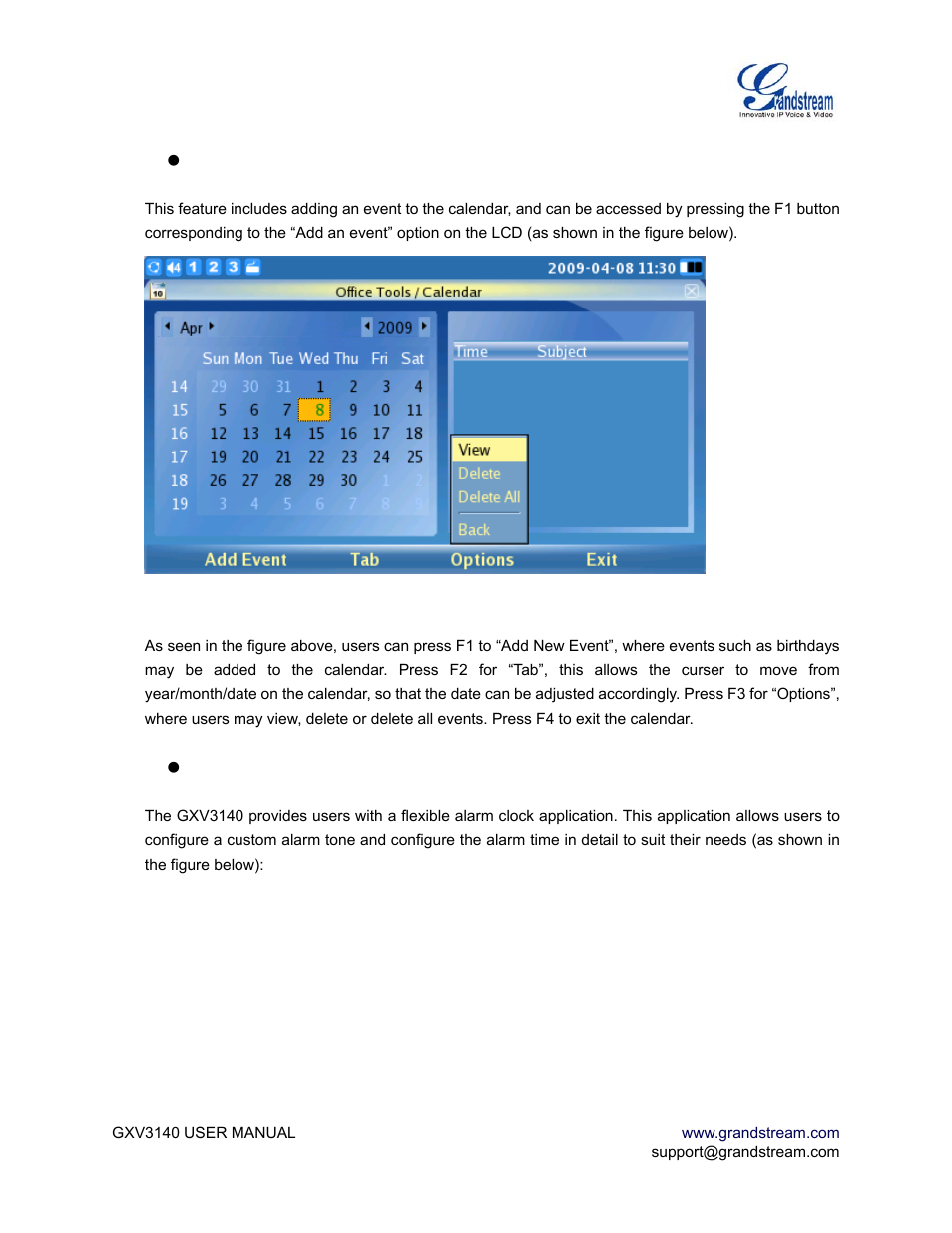 Grandstream Networks GXV3140 User Manual | Page 59 / 81