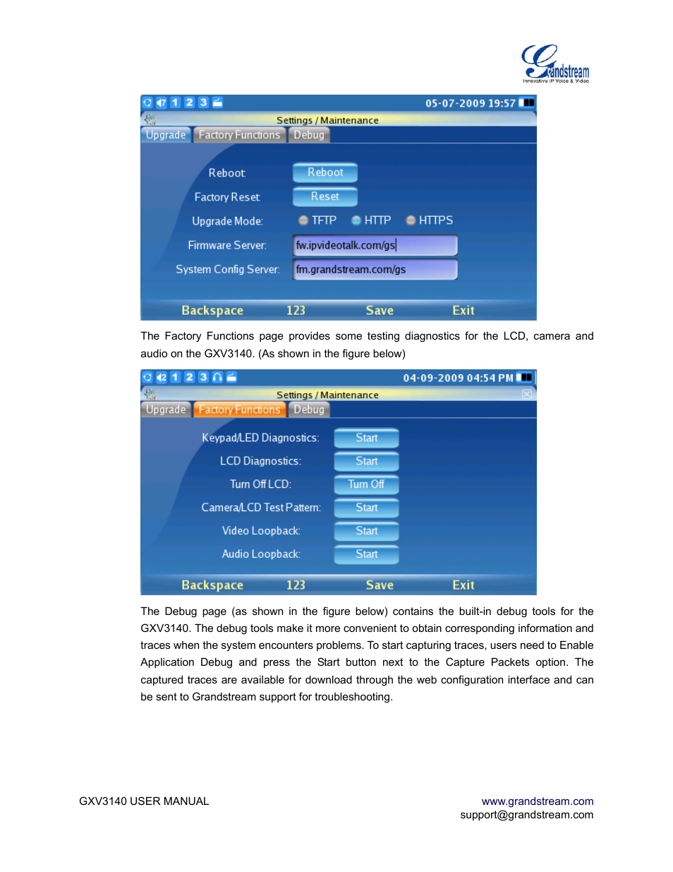 Personalize | Grandstream Networks GXV3140 User Manual | Page 68 / 81
