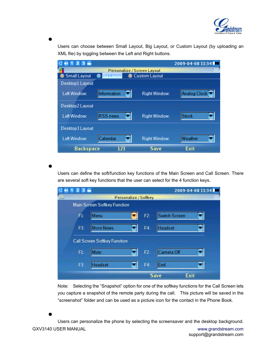 Info | Grandstream Networks GXV3140 User Manual | Page 70 / 81