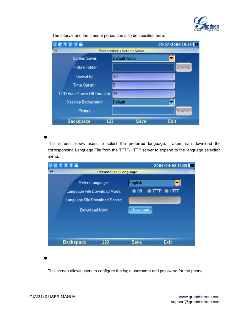 Grandstream Networks GXV3140 User Manual | Page 71 / 81