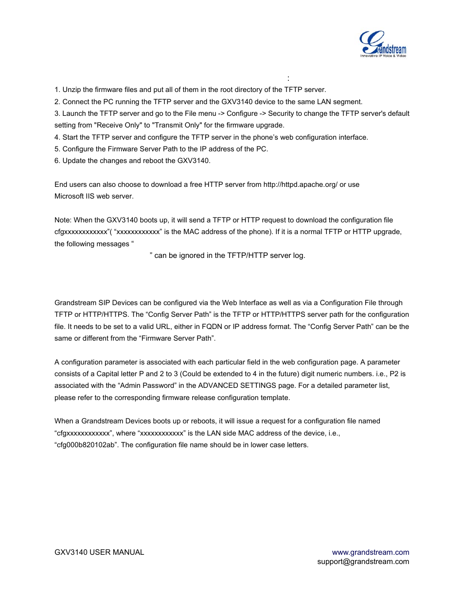 Grandstream Networks GXV3140 User Manual | Page 76 / 81