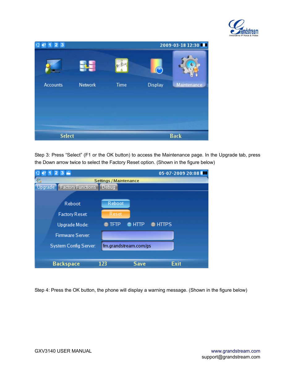 Grandstream Networks GXV3140 User Manual | Page 78 / 81