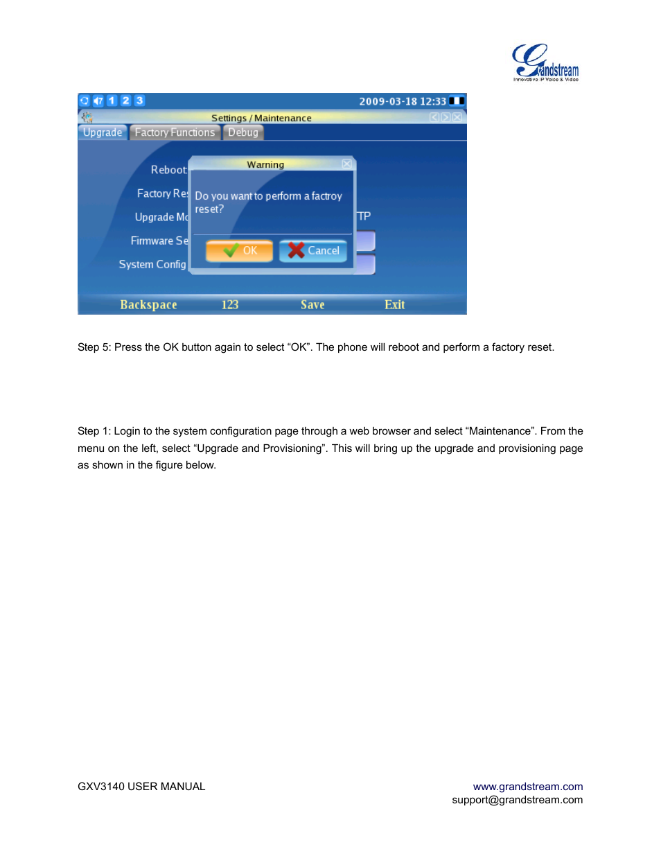 Experiencing the gxv3140 multimedia phone | Grandstream Networks GXV3140 User Manual | Page 79 / 81