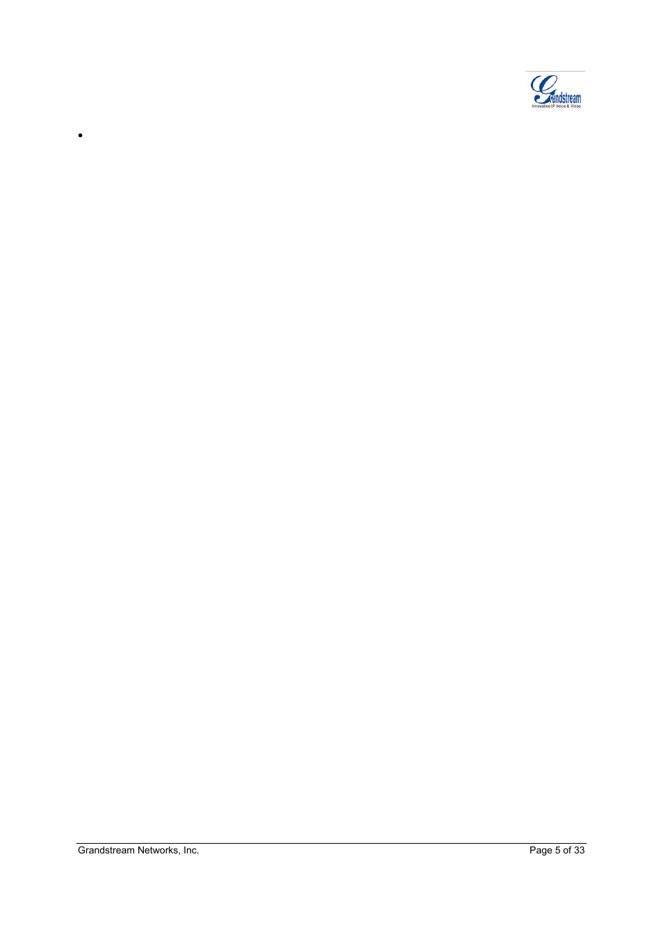 Grandstream Networks GXP-2020 User Manual | Page 5 / 33
