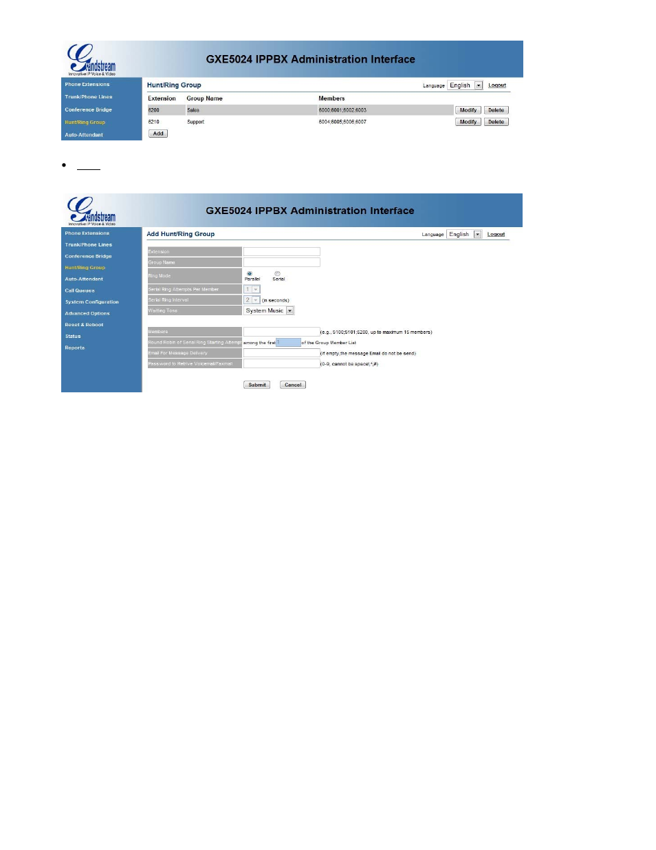 Grandstream Networks GXE502X User Manual | Page 20 / 61