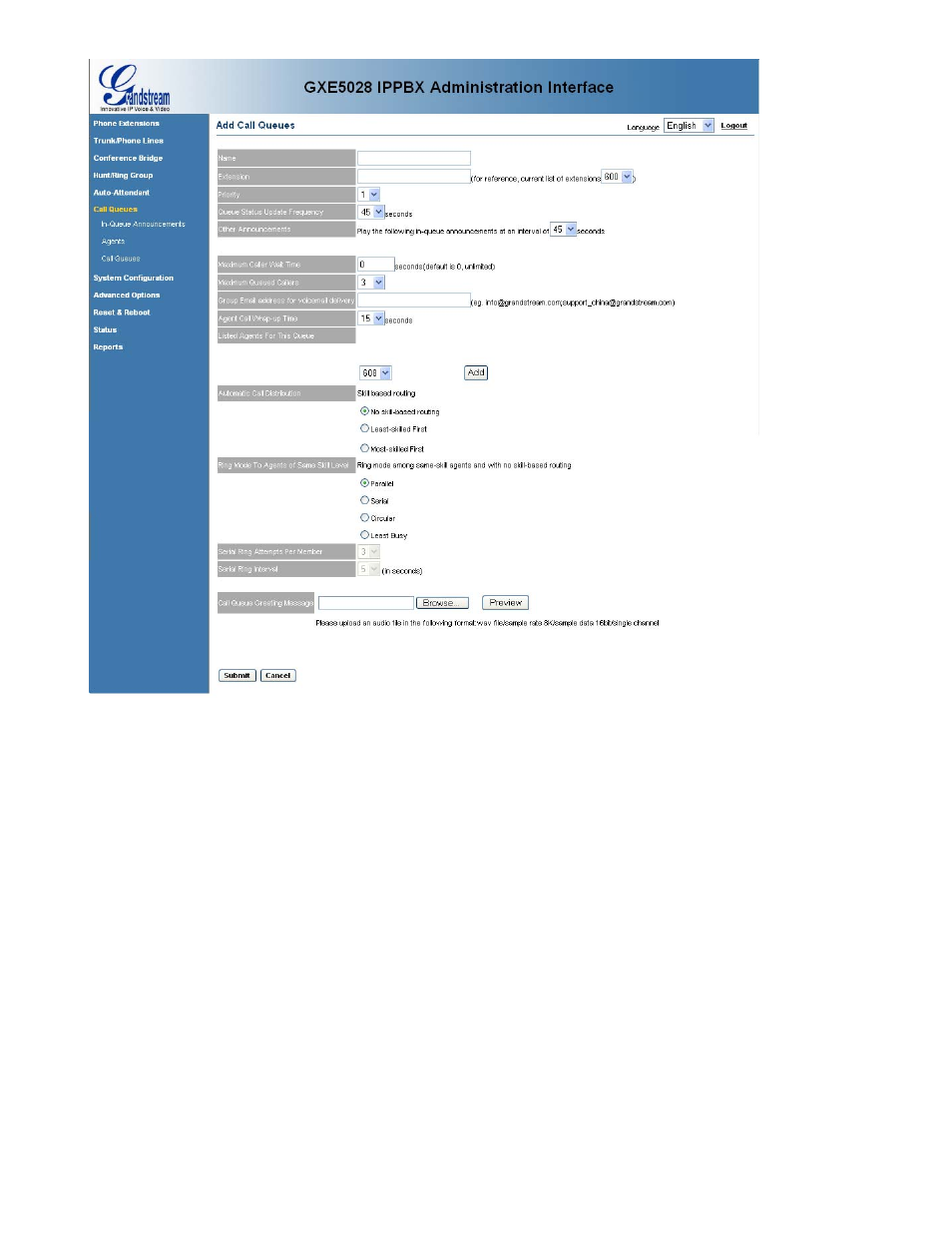 Grandstream Networks GXE502X User Manual | Page 28 / 61