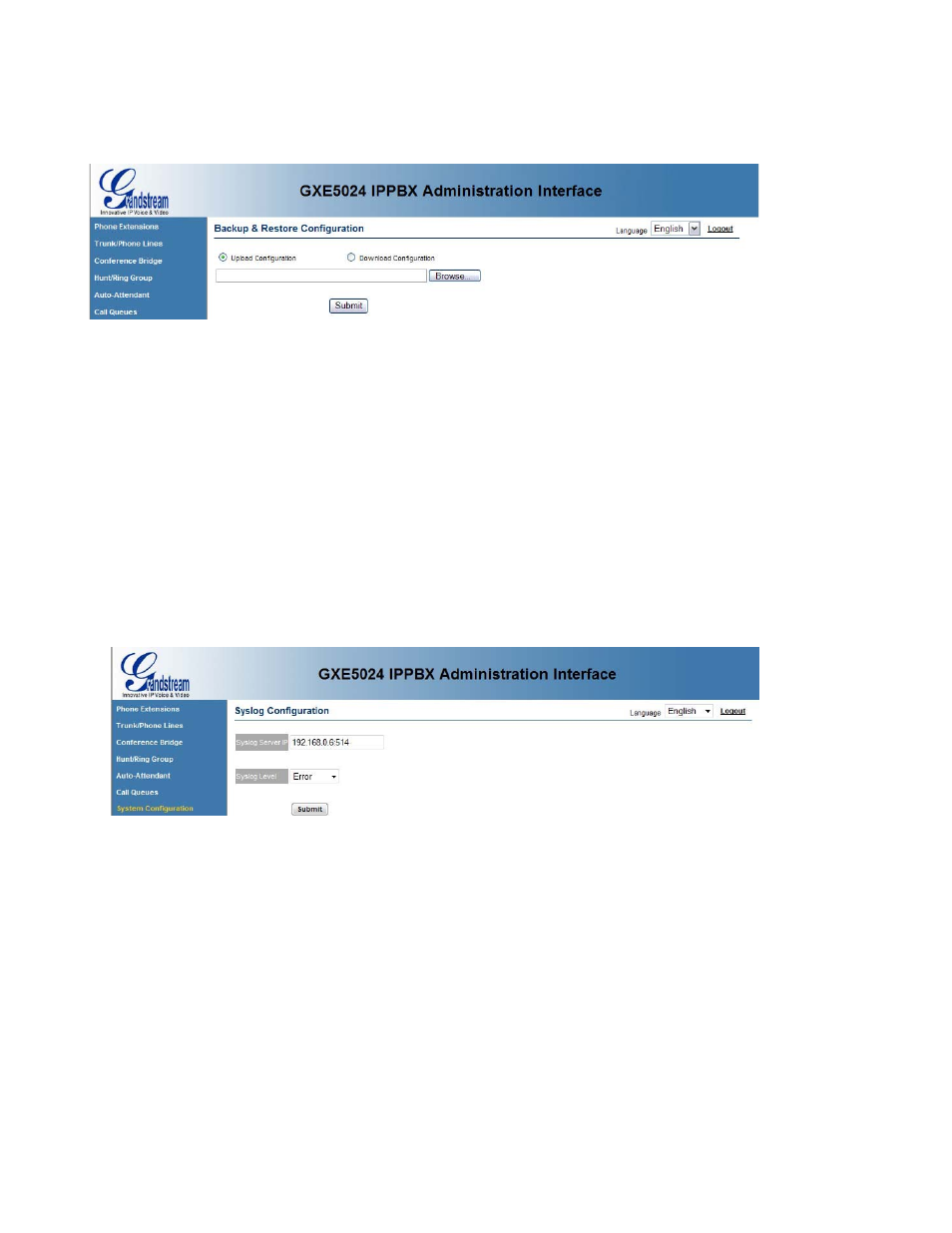 Grandstream Networks GXE502X User Manual | Page 42 / 61