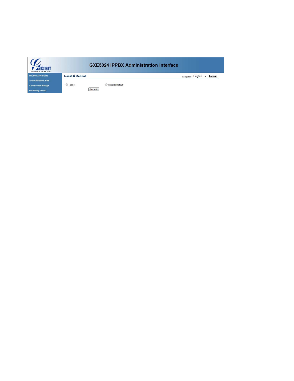 Reset & reboot | Grandstream Networks GXE502X User Manual | Page 47 / 61