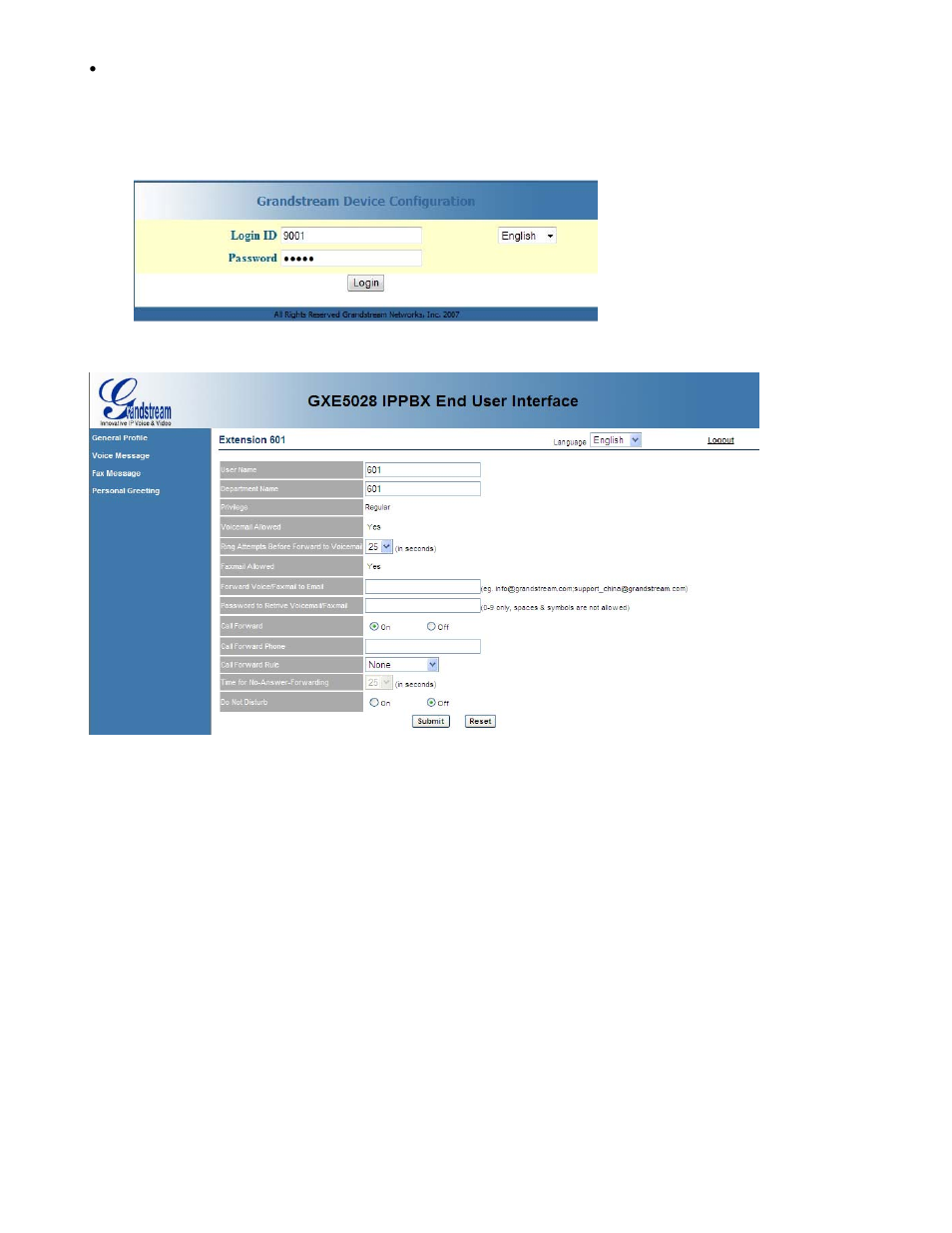 Grandstream Networks GXE502X User Manual | Page 60 / 61