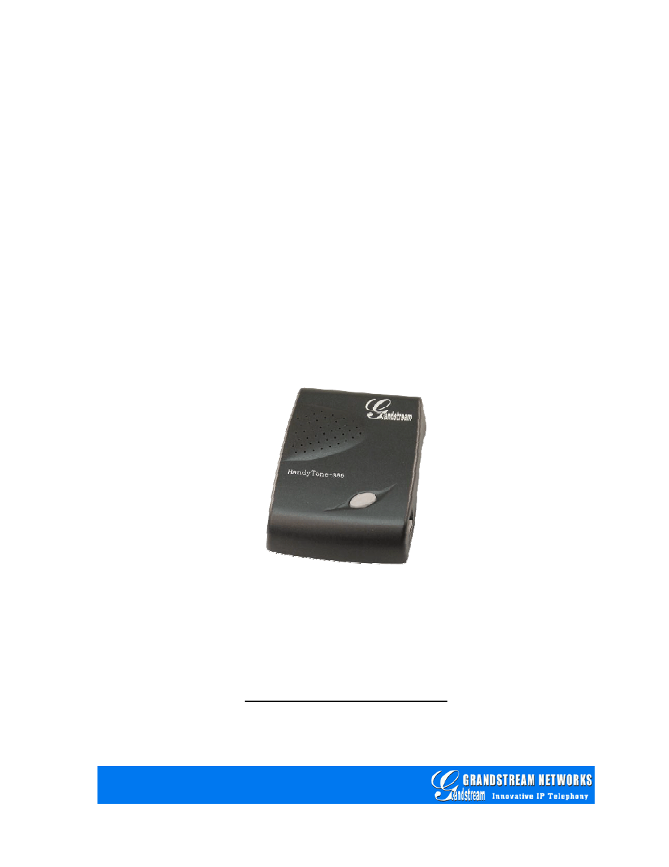 Grandstream Networks Handy Tone 386 User Manual | 30 pages