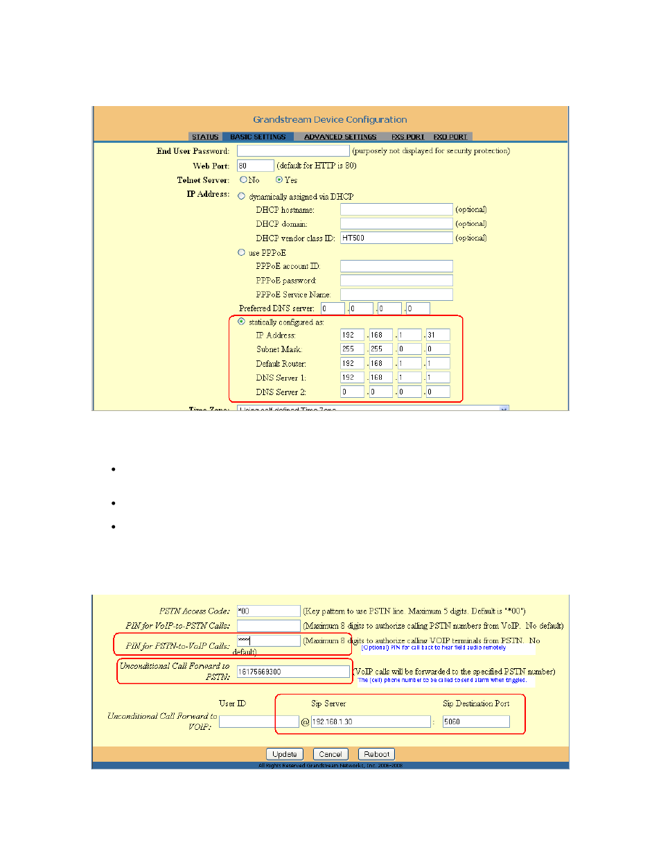 Grandstream Networks HT503 User Manual | Page 4 / 14