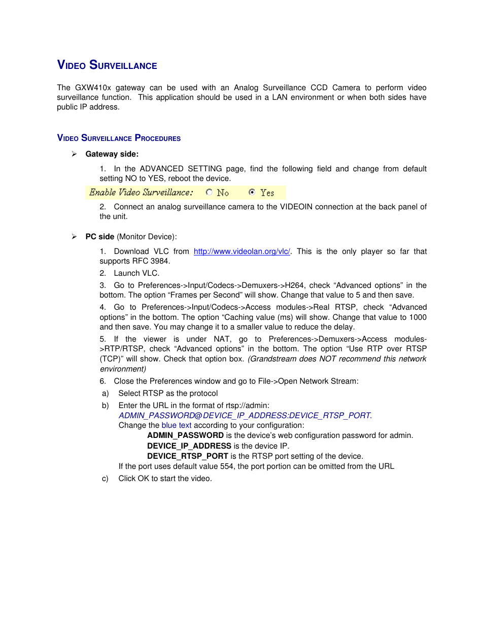 Grandstream Networks GXW410X User Manual | Page 29 / 36