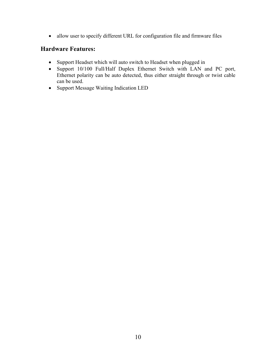 Grandstream Networks Grandstream BudgeTone 200 User Manual | Page 10 / 54