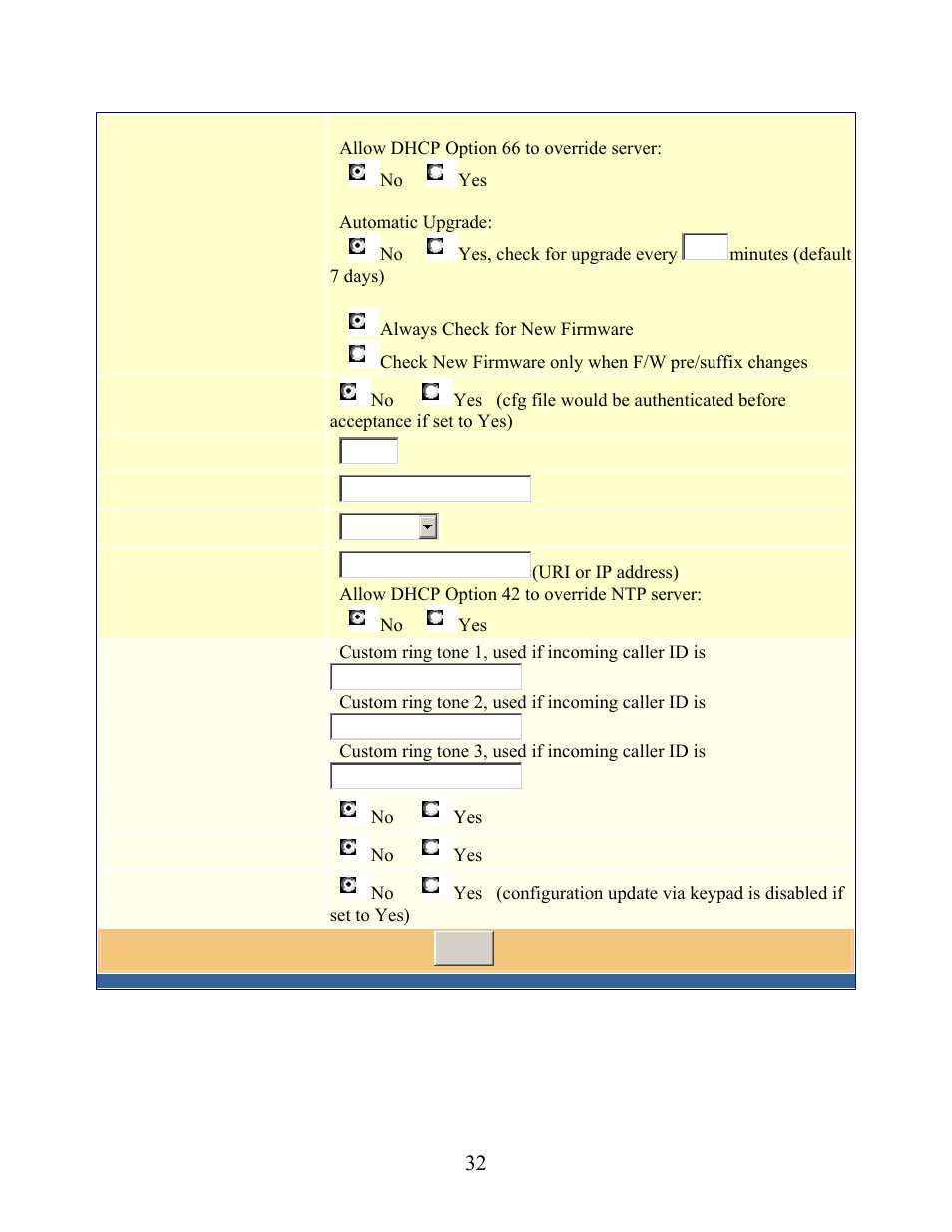 Grandstream Networks Grandstream BudgeTone 200 User Manual | Page 32 / 54