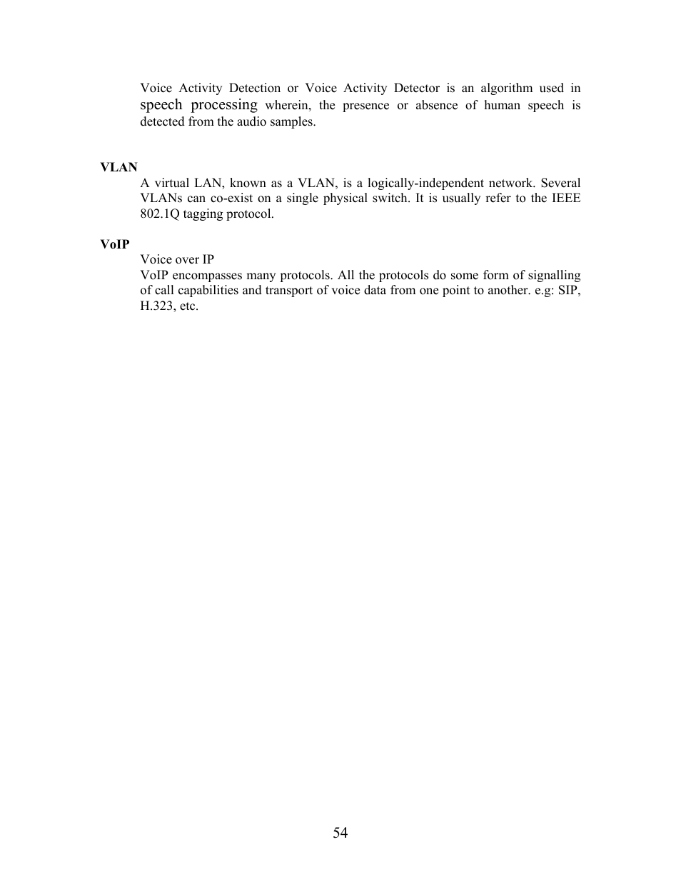 Grandstream Networks Grandstream BudgeTone 200 User Manual | Page 54 / 54