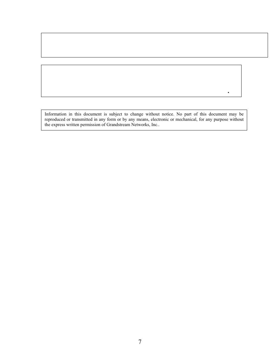 Grandstream Networks Grandstream BudgeTone 200 User Manual | Page 7 / 54
