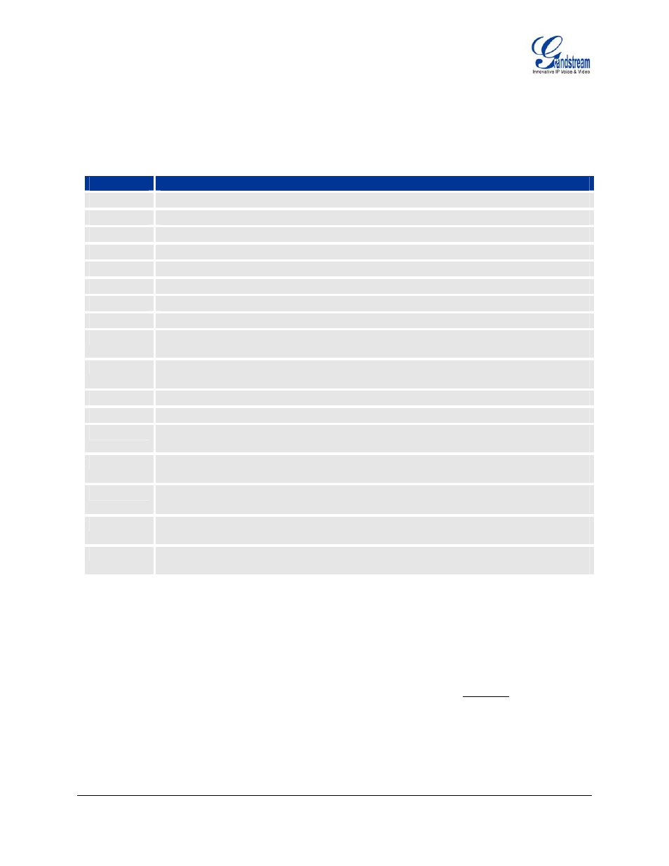 Call features, T.38 fax, Able | Ht496, Eature, Efinitions, T.38, Eatures | Grandstream Networks HT496 User Manual | Page 13 / 29