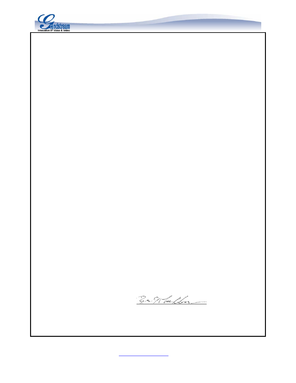 Grandstream Networks INNOVATIVE IP VOICE & VIDEO GXP2010 User Manual | Page 7 / 7