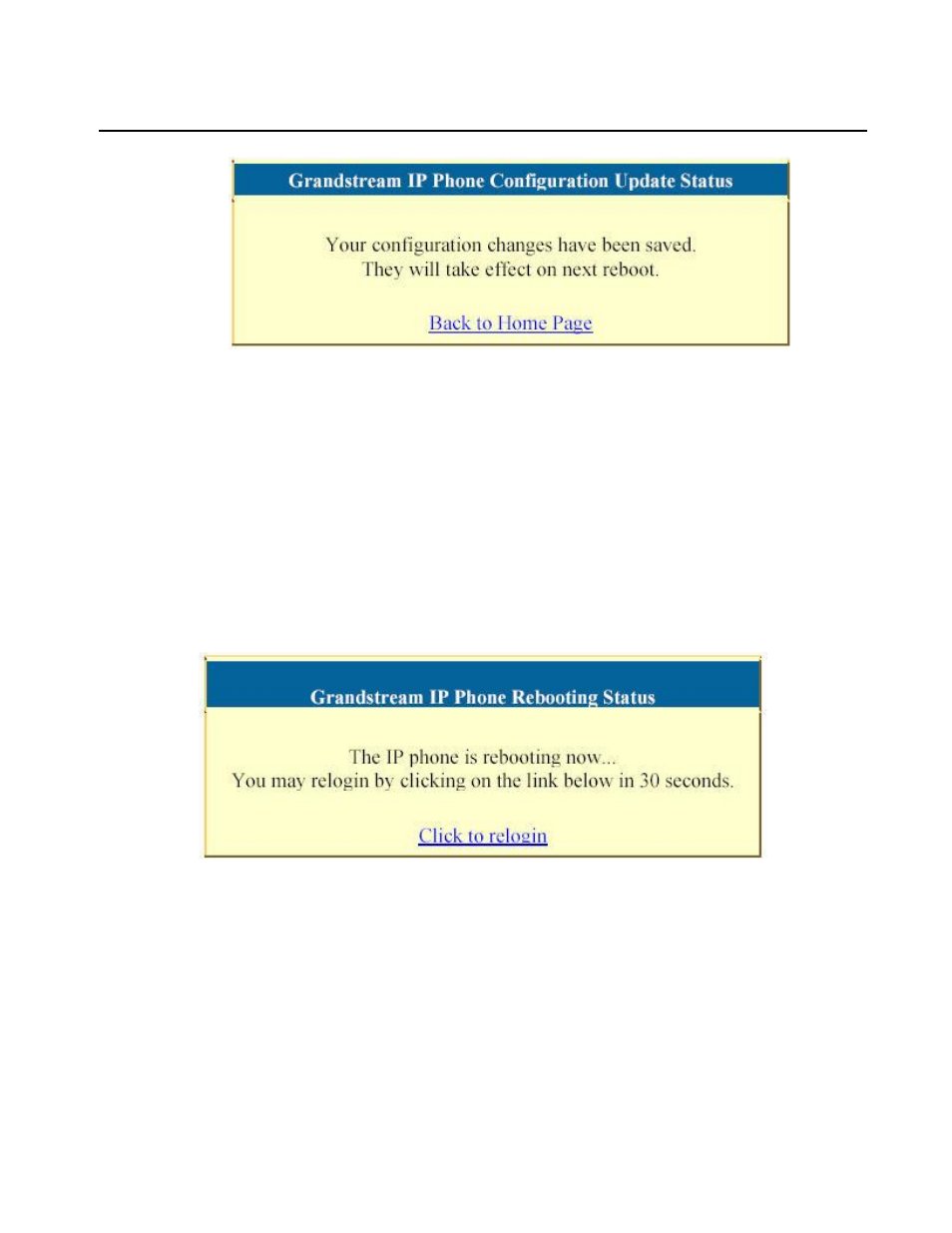 4 rebooting the handytone ata from remotely | Grandstream Networks HandyTone-286 User Manual | Page 22 / 24