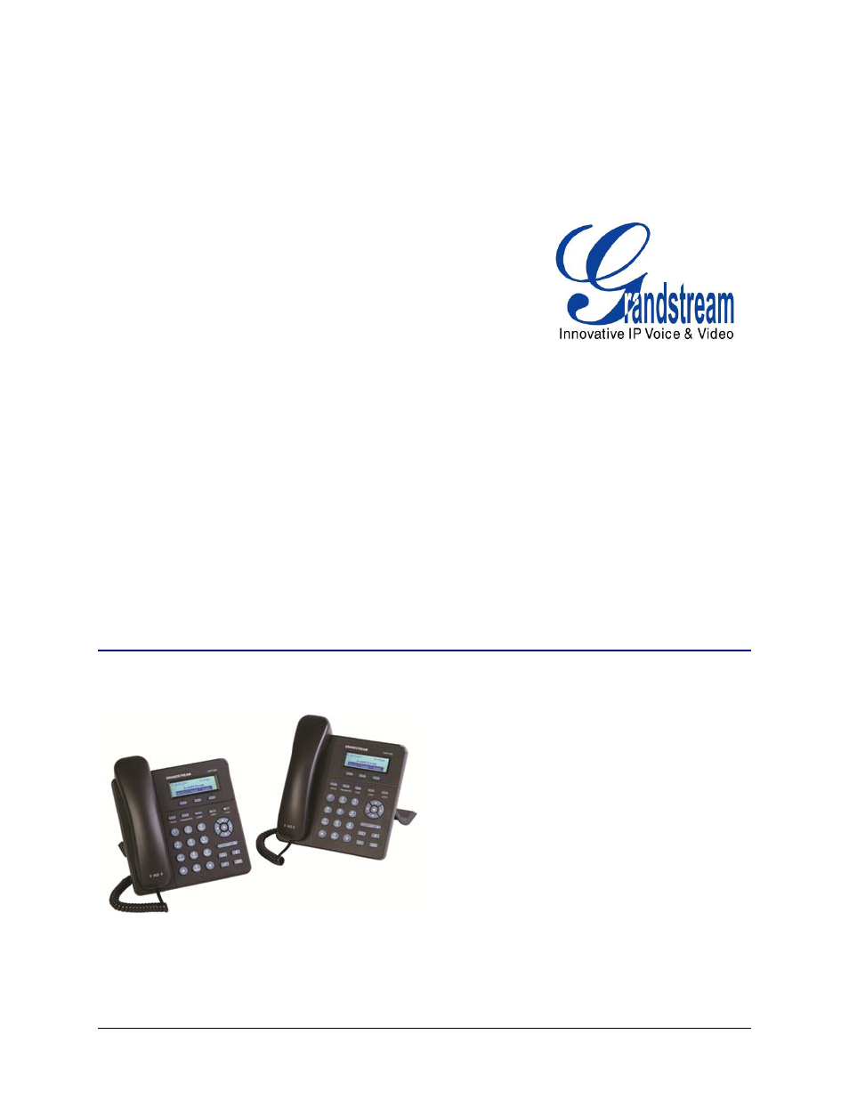 Grandstream Networks GXP1400 User Manual | 37 pages