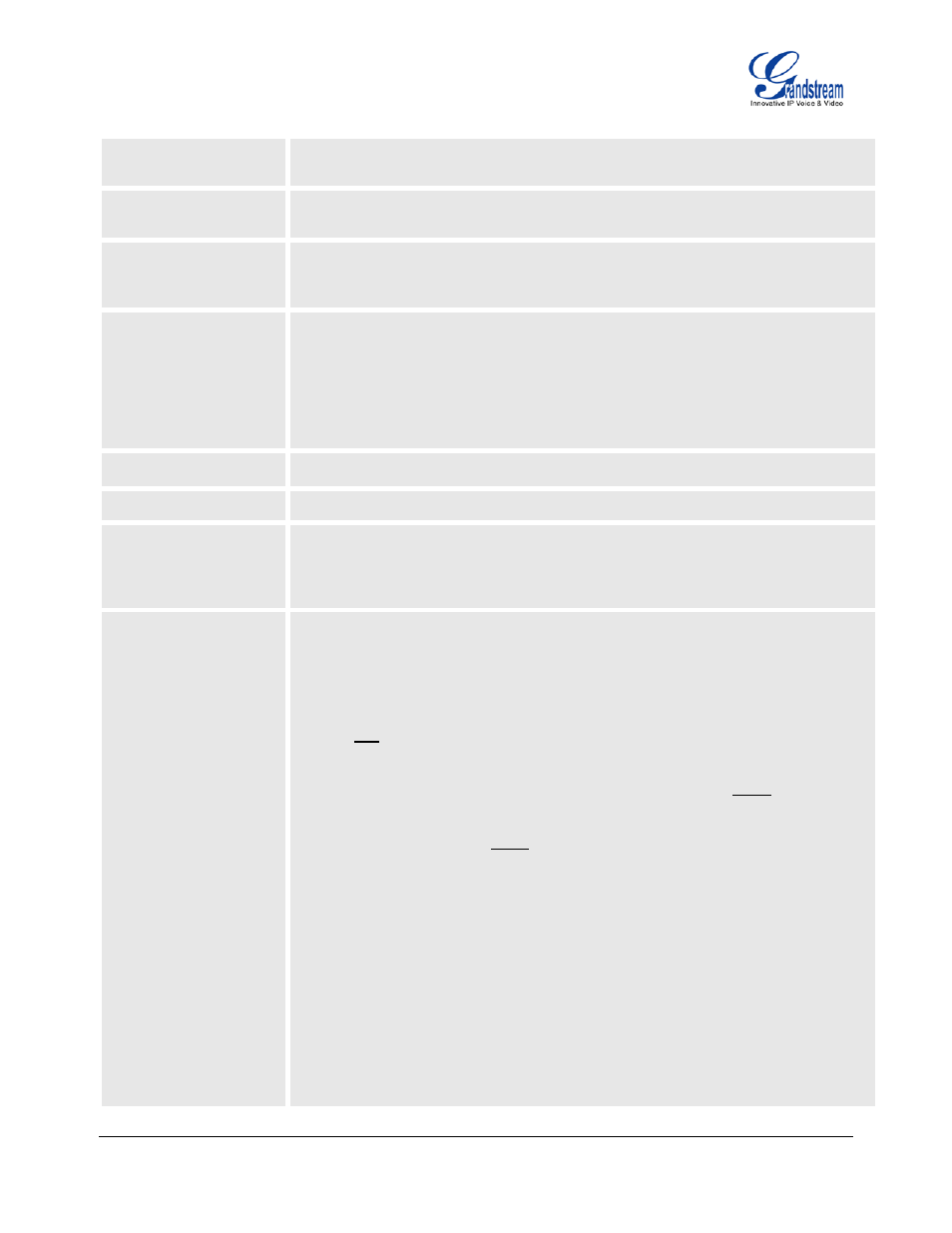 Grandstream Networks GXP1400 User Manual | Page 33 / 37
