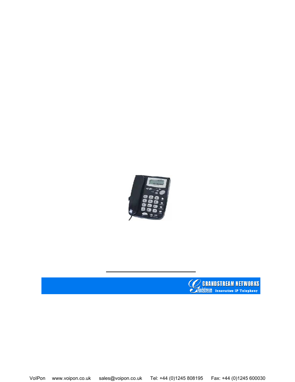 Grandstream Networks 100 Series User Manual | 53 pages