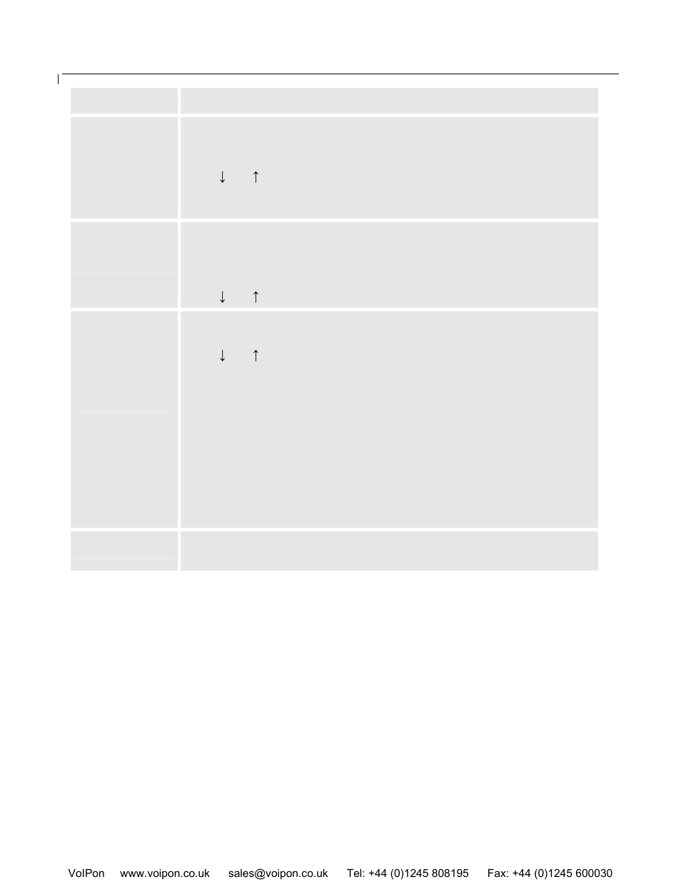 Grandstream Networks 100 Series User Manual | Page 20 / 53