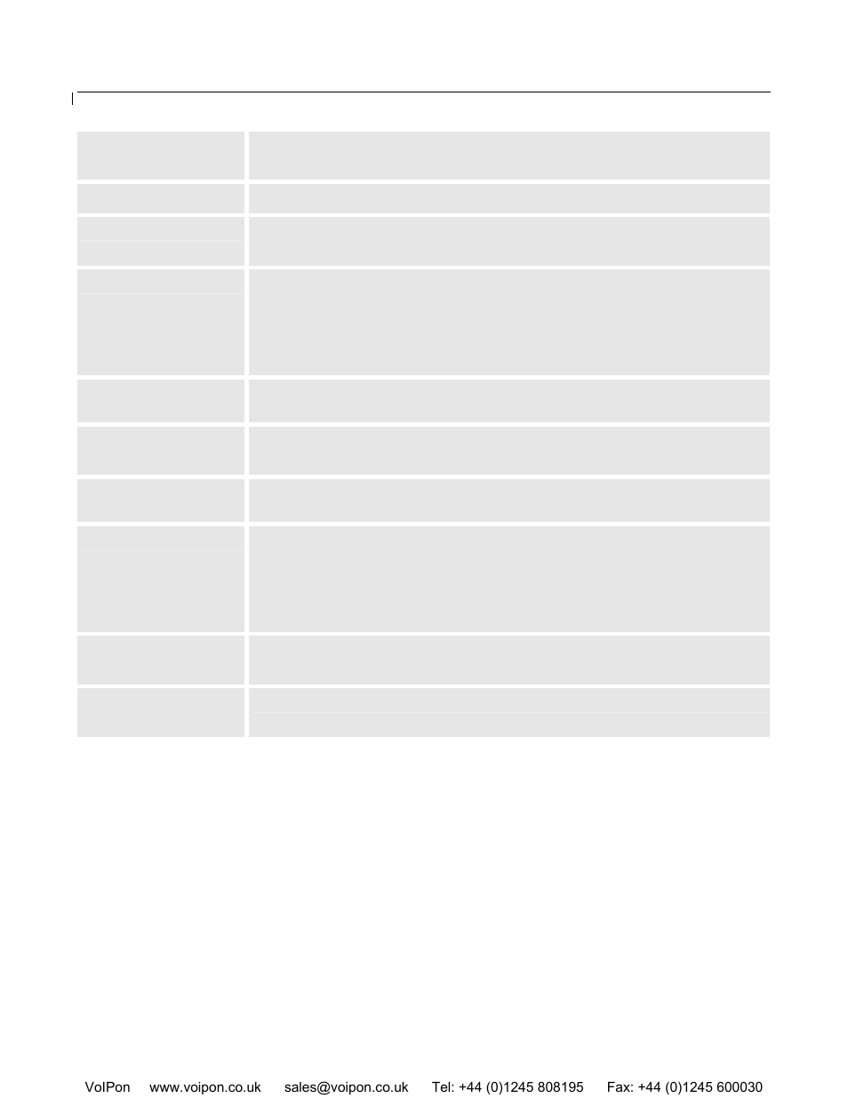 Grandstream Networks 100 Series User Manual | Page 25 / 53
